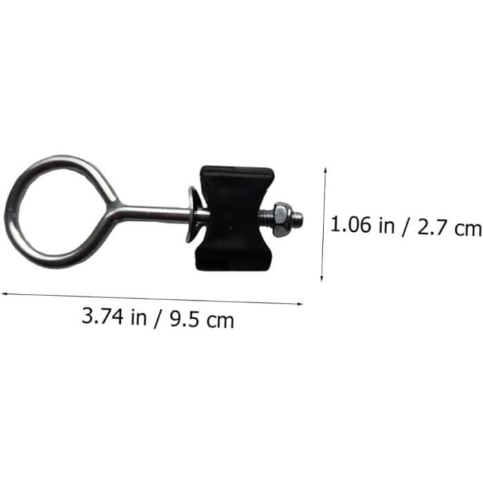 Milisten Kit D'ancrage à Vis De Trampoline 9 Pièces Et Filet De Fixation Pour Trampolines A Cadre Rond Attaches De Poteaux Metalliques Milisten Kit D'ancrage à Vis De Trampoline 9 Pièces Et Filet De Fixation Pour Trampolines A Cadre Rond Attaches De Poteaux Metalliques