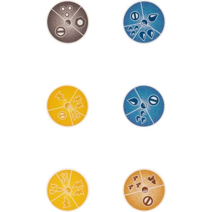 Pokémon Jeu Attaque Surprise Ouisticram de 5 cm avec Poké Ball et Okéoke de 5 cm avec Copain Ball Plus Six disques d'attaque