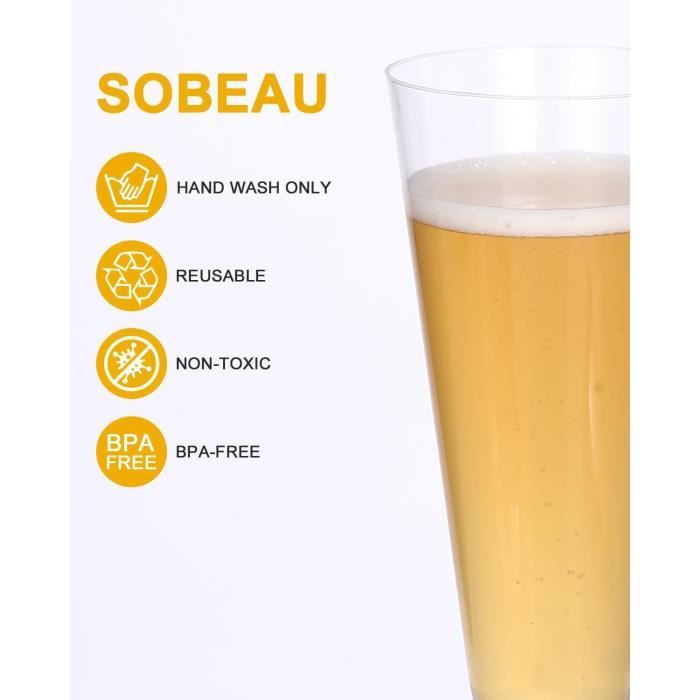 Hisdricus Lot De 20 Verres à Champagne Flûte Plastique Réutilisables 150ml - Mariage Fête Élégant
