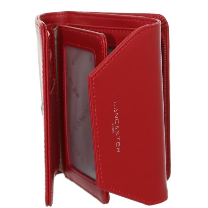 Portefeuille lancaster rouge clearance