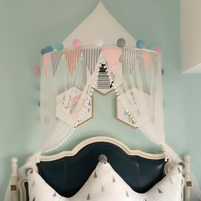 Filet D'auvent Pour Lit IKEA KURA - Motif Animaux Océaniques - Bleu - Neuf