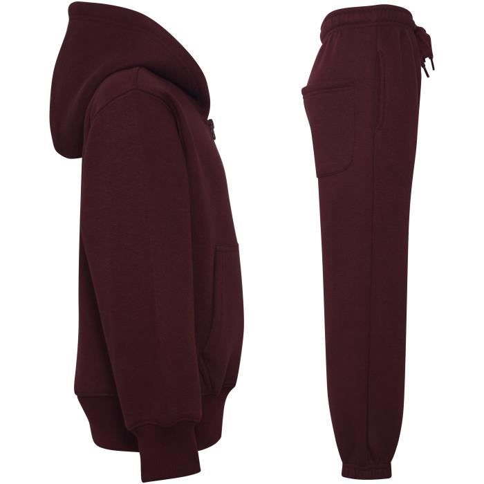 Survêtement Enfant à Capuche - Ensemble Sweat + Pantalon Jogging - Pour Garçons Et Filles 3 à 14 Ans