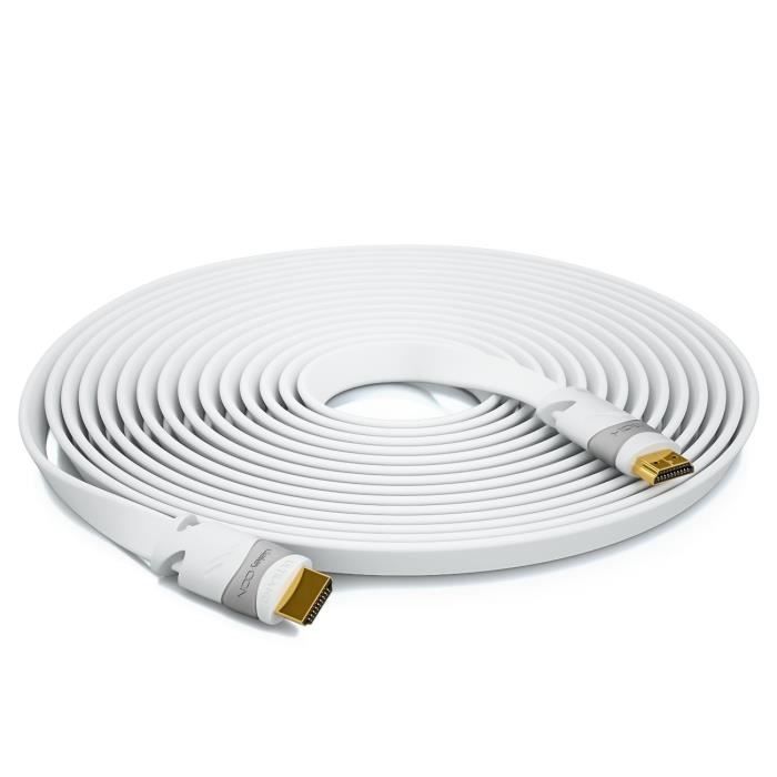 DeleyCON Cavo HDMI 0,5m – 4K UHD HDR 3D, 18Gbps, 2160p, Compatibile 2.0/1.4, Contatti Oro, Nero
