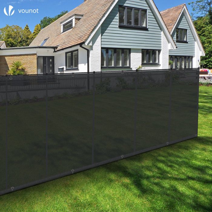 Brise vue occultant en HDPE 90g/m² 1.8x20m avec attaches de fixation v– FR