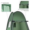 GIANTEX Tente de Douche Instantanée Toilettes Vestiaire pour Camping Pêche Chasse Plage Dimension 120x120x190CM-3