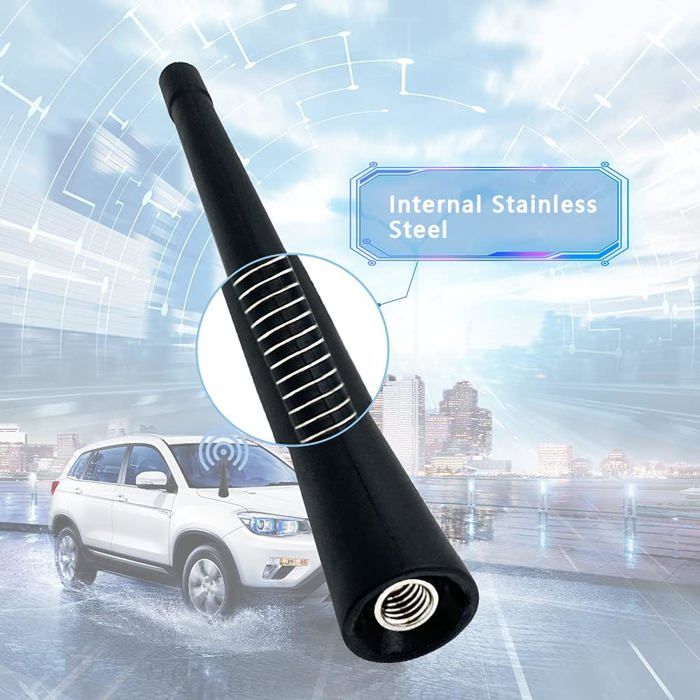 Antenne De Toit FM/DAB Pour Voiture - Mini 6,5 Cm, Noire, Sans Marque, Neuve