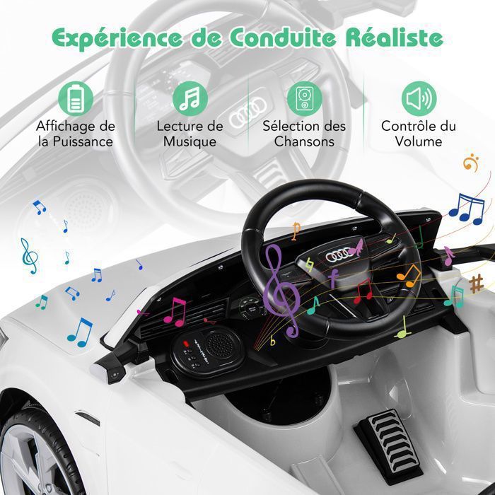 LIFEZEAL Voiture Électrique 12V Pour Enfant, 2 Modes De Conduite Telecommande Effets Sonores Lumineux Vehicule 2 Sieges 3 8 Ans Max 59kg Rose 78617419 LIFEZEAL Voiture Électrique 12V Pour Enfant, 2 Modes De Conduite Telecommande Effets Sonores Lumineux Vehicule 2 Sieges 3 8 Ans Max 59kg Rose 78617419