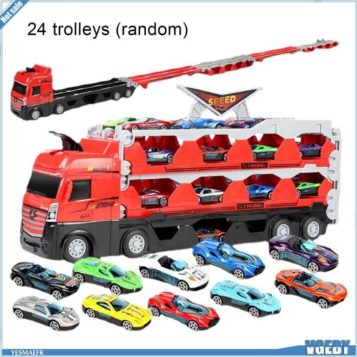 Tachiuwa Camion Transporteur de Dinosaures Jouet pour Garçons