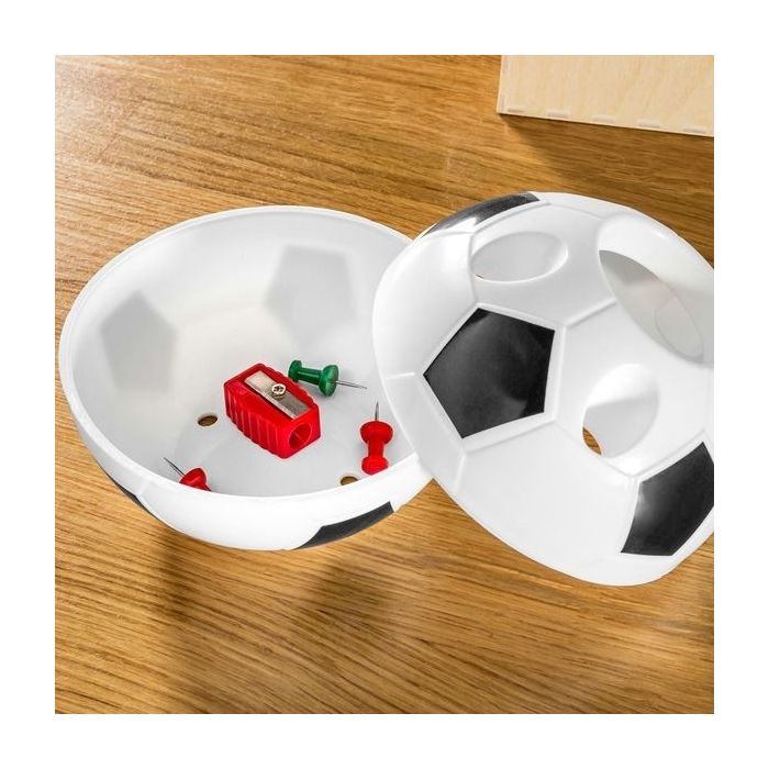 2 Pots à Crayons Football - Porte-Stylos Créatif Pour Bureau Et Chambre D'Enfant