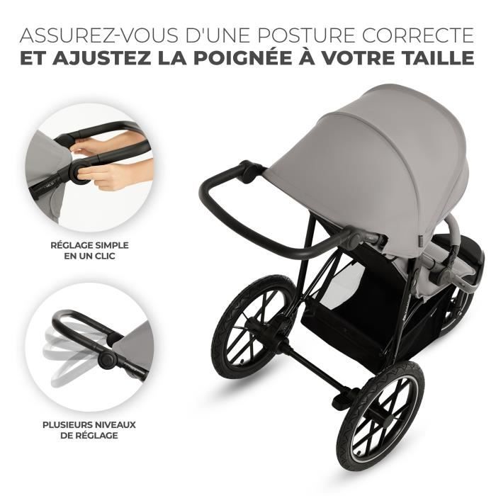 Poussette 4 store roues gonflables