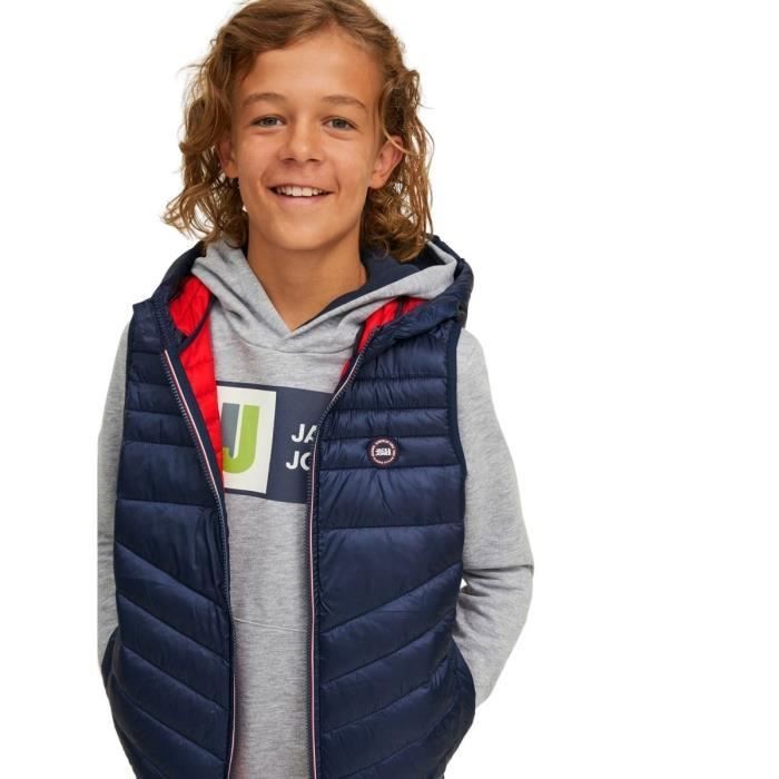 Doudoune sans manches enfant Jack Jones Hero navy blazer Navy blazer Cdiscount Pret a Porter