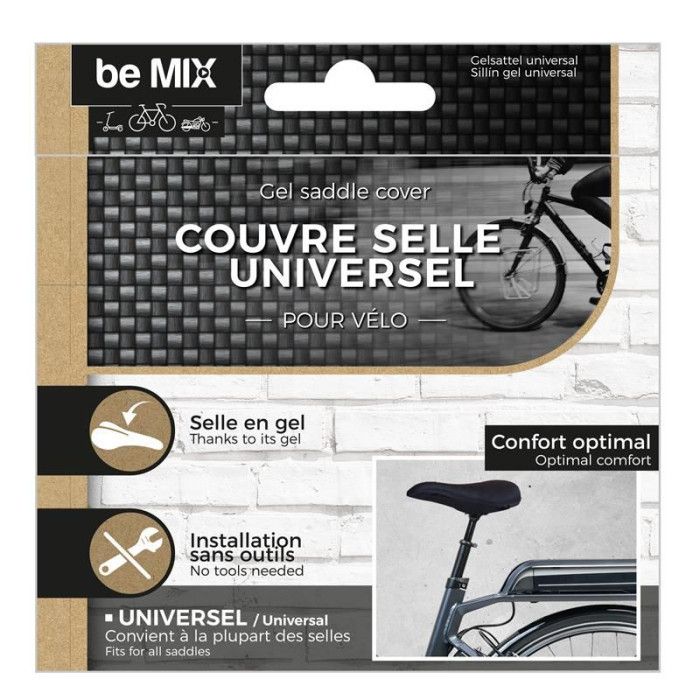 Housse de selle vélo (coloris au choix)