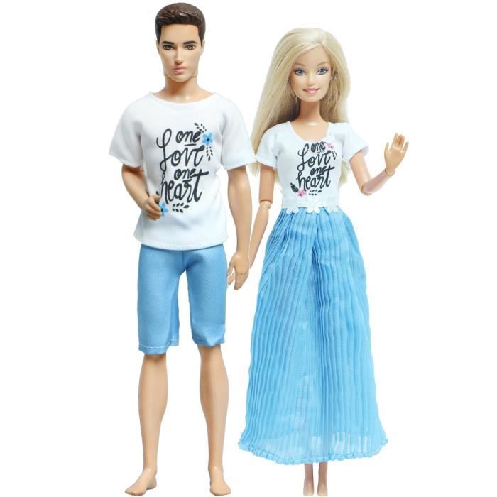VETEMENT ACCESSOIRE POUPEE NO.Q Robe de poup e pour Couple 2