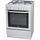 Cuisiniere four electrique 3 plaque a gaz et 1 electrique