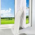 Tissu joint 400cm pour climatisation fenêtre porte Tissu de calfeutrage kit climatiseur mobile portes et fenêtres Isolation