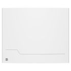 Radiateur électrique fixe à inertie sèche fonte - BESTHERM - ZOE 1000W - horizontal blanc