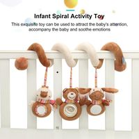 LAI jouets en peluche en spirale pour poussette Jouet d'activité en spirale pour bébé exécution fine douce et durable HJ011 11609