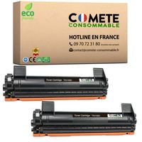 Pack de 2 TONER Comète Consommable® France B.1050 - TN1050 Noir Compatible Premium pour imprimantes Brother
