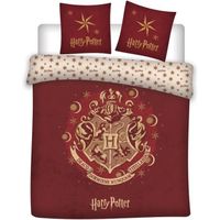 Parure de lit Harry Potter - Rouge - 240x220cm - Housse de couette 2 personnes