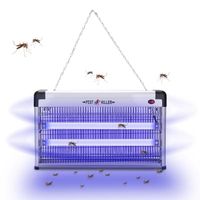 Izrielar Lampe Anti Moustique UV LED Tue Mouches Destructeur insectes électrique Mosquito 40W RAQUETTE ELECTRIQUE ANTI-MOUSTIQUES