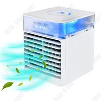 TD® LED coloré refroidisseur d'air bureau chambre petit climatiseur mobile stérilisation multifonction USB ventilateur de