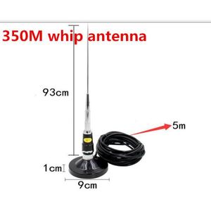 ANTENNE AUTO-MOTO Antenne fouet radio mobile UHF 350M, gain élevé, v
