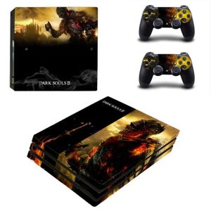 STICKER - SKIN CONSOLE blanche - mes sombres PS4 Pro autocollants Play st