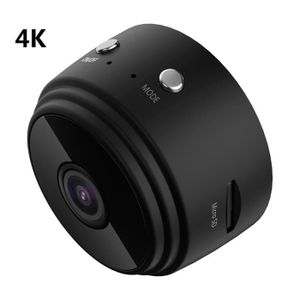 CAMÉRA MINIATURE Black 4K - Mini caméra de Surveillance IP WiFi hd 