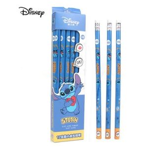 CRAYON GRAPHITE Crayon de papier HB Lilo et Stitch Lot de X12 officiel Disney