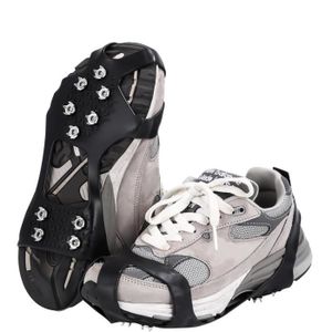 Crampons Antidérapant pour Chaussures / Bottes 5 Cloutés Neige Grips  Crampons Pointes pour Hommes Femmes Enfants - BLEU - Cdiscount Sport