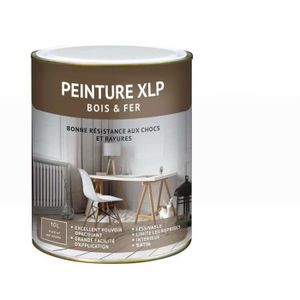 PEINTURE - VERNIS Peinture intérieure XLP bois et fer satin blanc 10
