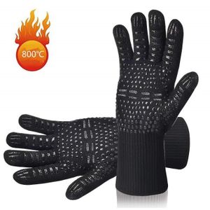 Ladelle Charlie à rayures double four gant Mitt-pot bleu orange motif