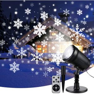 Lampe Projecteur Noel Decoration noel exterieur Hibou binoculaire  télécommande extérieure pelouse lumière motif de Projection 9W