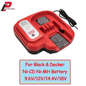 Joiry 18V Chargeur pour Black & Decker LBX20 18V Lithium Batteries Pas pour Ni-MH/Ni-Cd Batteries 
