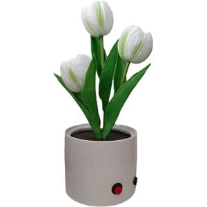 VEILLEUSE Veilleuse Led Tulipe Simulation Bouquet Lumière Am
