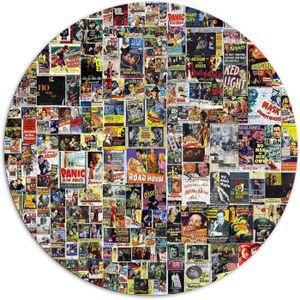 PUZZLE Puzzles 1000 Pièces Collage Vintage Puzzles Circul