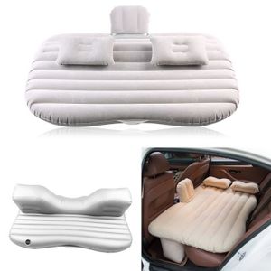 LIT GONFLABLE - AIRBED LIA Matelas Pneumatique De Voiture Multifonctionnel Pliant Siège Air D'Auto Lit Gonflable De Siège Arrière （Gris Argenté）