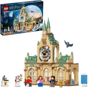 ASSEMBLAGE CONSTRUCTION LEGO 76398 Harry Potter LInfirmerie De Poudlard, Chateau et Tour de l'horloge, Jouet a Construire Prisonnier d'Azkaban, Minif
