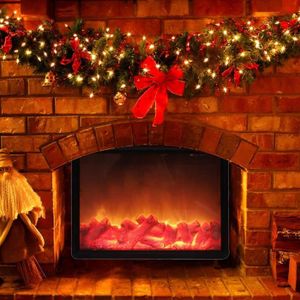Fausse cheminée décorative avec feu, veilleuse, cheminée, accessoires de  Noël, décor de nouvel an, décor de chambre esthétique, 216.239. - AliExpress