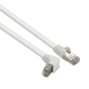 CÂBLE RÉSEAU  Câble Ethernet RJ45 CAT 6a mâle/mâle coudé - FTP 5