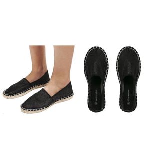 ESPADRILLE Espadrilles Femme - Noir - Strass - Textile - Seme