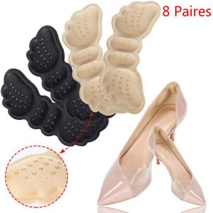 SEMELLE DE CHAUSSURE Protège Talon Coussinets De Talon Semelle Chaussure Trop Grande Protecteurs Contre Les Glissades Et Les Frottements 8 Paires