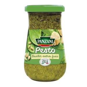 SAUCE PÂTE ET RIZ PANZANI - Sauce Pesto Au Basilic Frais 200G - Lot 