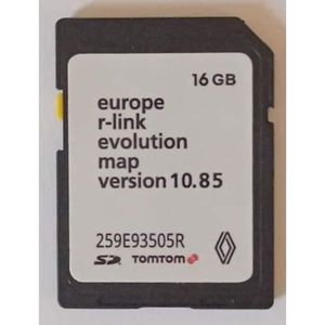 GPS AUTO Carte SD GPS Europe 2022 - 10.85 - Renault R-Link