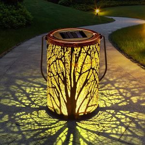 LAMPE DE JARDIN  Lanterne Solaire Exterieur LED Lampe Solair Jardin