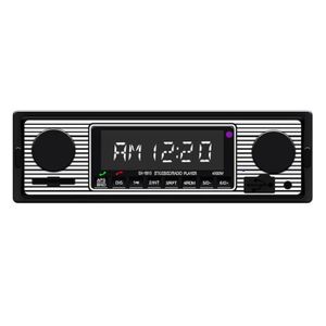 AUTORADIO Autoradio Vintage Bluetooth 12V 1 Din Lecteur MP3 
