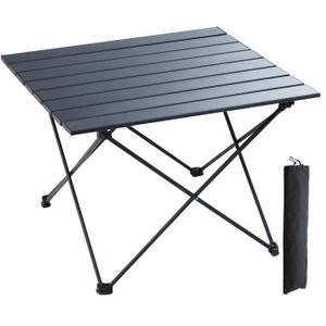 TABLE DE CAMPING Table de Camping - VEVOR - Table de Camping Table Extérieur Pliante Portable Alu Léger 56,5x40,5x46cm