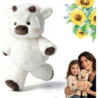 Aoriher 6 Pcs Mini Jouets Animaux en Peluche de Forêt en Vrac 10 cm Porte-Clés en Peluche Mignon Ours Lapin Écureuil Raton Laveur pour Cadeau
