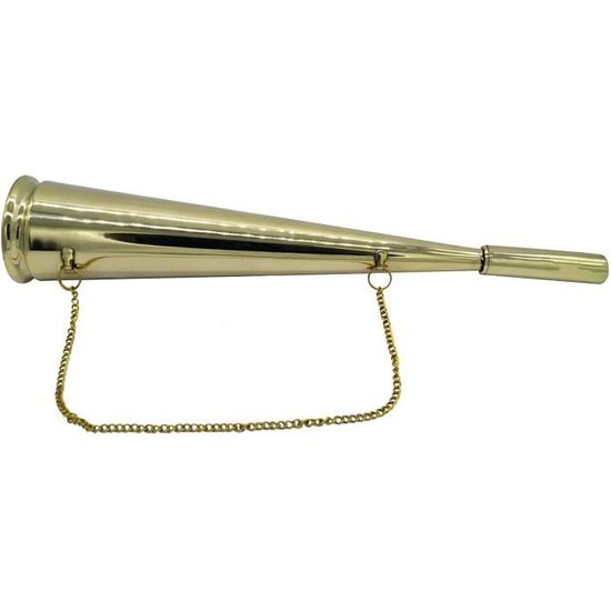 Sifflet De Bosun Marine En Laiton, Chaîne Et Boîte Bois, Reproduction WWI, Nautique