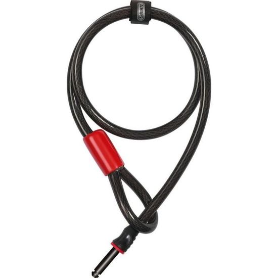ABUS Câble 12 - 100 cm - Pour extension d'antivol de cadre vélo ProTectic 4960 - Noir
